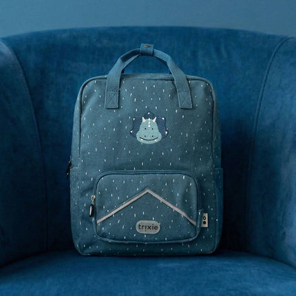 SEO. trixie - Personalisierter XXL Rucksack für Kinder - Triceratops Linkreich