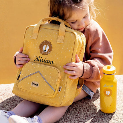 SEO. trixie - Personalisierter XXL Rucksack für Kinder - Triceratops Linkreich