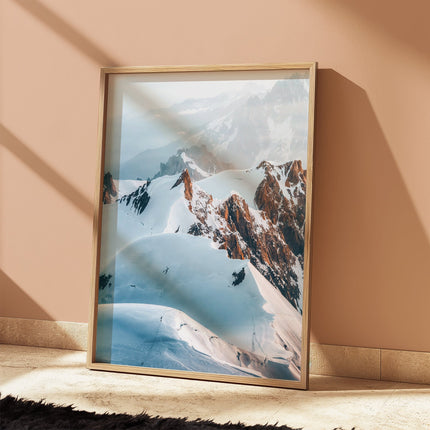 Trois Monts Route Wall Art - Mont Blanc Summit Adventure Print