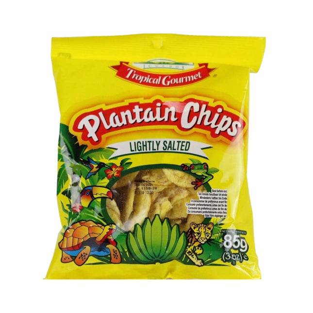 SEO. Tropical Gourmet Bananenchips Gesalzen (Plantain) 85g - Linkreich