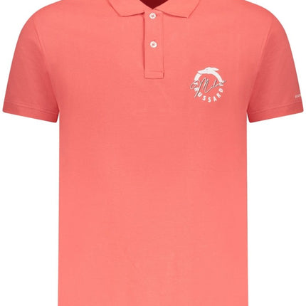 SEO. TRUSSARDI Poloshirt Herren kurzärmelig Rosa – Basic Polo mit Logo - Rosa Linkreich