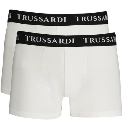 TRUSSARDI Herren-Boxer in Weiß – Bequeme Unterwäsche aus Baumwolle | soulluna.de