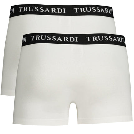 TRUSSARDI Herren-Boxer in Weiß – Bequeme Unterwäsche aus Baumwolle | soulluna.de