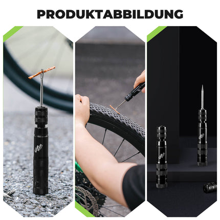 Tubeless Reifenpannenset mit Gummistopfen, Aluminiumgehäus, Griff (Werkzeuge) kaufen bei Linkreich – Jetzt entdecken!