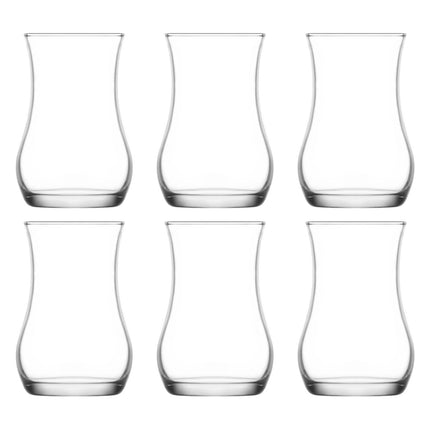 Türkische Teegläser Eva 6er Set 170ml Lav