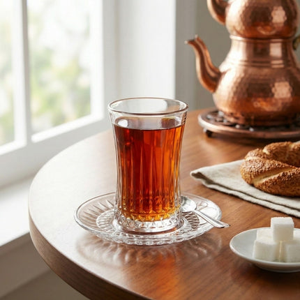 Türkische Teegläser Teeglas Set 6er Klassisch Serie W2295 Weissberg Home