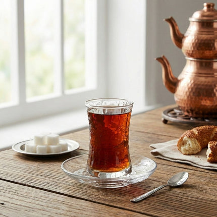 Türkische Teegläser Teeglas Set 6er Klassisch Serie W2969 Weissberg Home