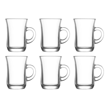 Türkische Teegläser Yudum 6er Set 270ml Lav