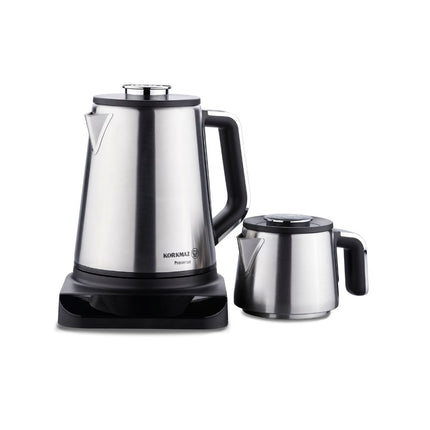 Elektrische Teemaschine Edelstahl Teekocher Digitaldisplay 0,8 Liter 1,8 Liter Korkmaz Prosense