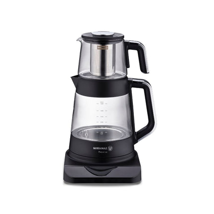 Teemaschine Elektrischer Teekocher Glas Digitaldisplay 0,8 Liter 1,8 Liter Korkmaz Prosense