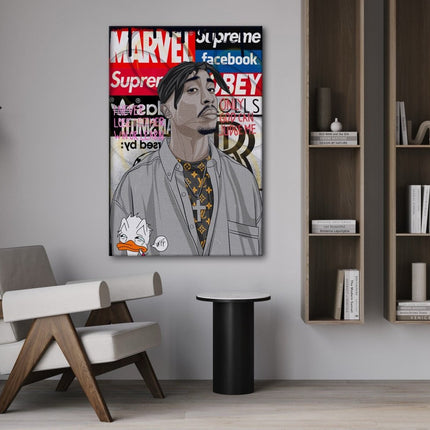 Tupac - Leinwandbild Pop Art (Canvas) kaufen bei Linkreich – Jetzt entdecken!