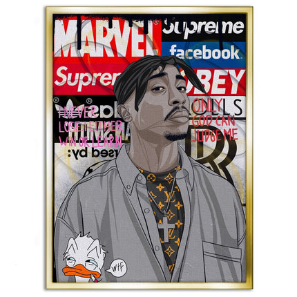 Tupac - Leinwandbild Pop Art (Canvas) kaufen bei Linkreich – Jetzt entdecken!