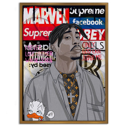 Tupac - Leinwandbild Pop Art (Canvas) kaufen bei Linkreich – Jetzt entdecken!
