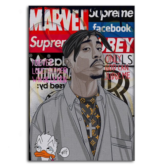 Tupac - Leinwandbild Pop Art (Canvas) kaufen bei Linkreich – Jetzt entdecken!