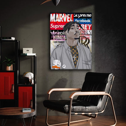Tupac - Leinwandbild Pop Art (Canvas) kaufen bei Linkreich – Jetzt entdecken!