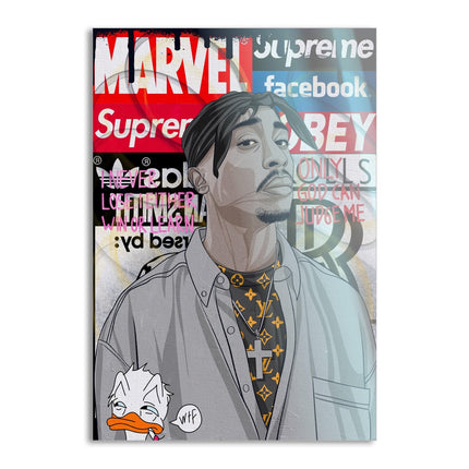 Tupac - Leinwandbild Pop Art (Canvas) kaufen bei Linkreich – Jetzt entdecken!