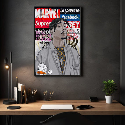 Tupac - Leinwandbild Pop Art (Canvas) kaufen bei Linkreich – Jetzt entdecken!