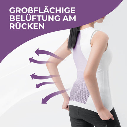 TVI Damen Ärmellos Radtrikot Fahrradweste Sommer (Funktionsshirt) kaufen bei Linkreich – Jetzt entdecken!