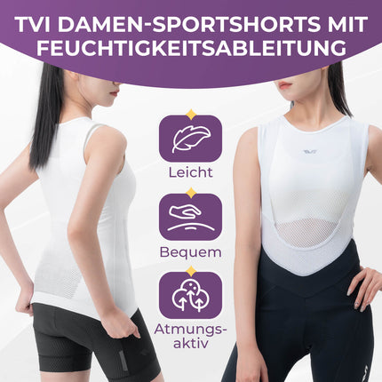 TVI Damen Ärmellos Radtrikot Fahrradweste Sommer (Funktionsshirt) kaufen bei Linkreich – Jetzt entdecken!