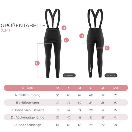 TVI Damen Trägerhose Fahrradhose Gepolstert Stoßfeste Thermo (Fahrradhose) kaufen bei Linkreich – Jetzt entdecken!