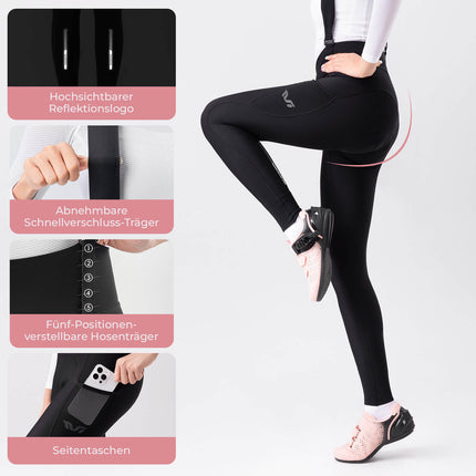 TVI Damen Trägerhose Fahrradhose Gepolstert Stoßfeste Thermo (Fahrradhose) kaufen bei Linkreich – Jetzt entdecken!