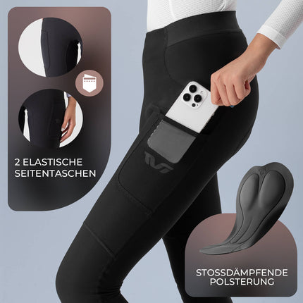 TVI Lange Fahrradhose mit Sitzpolster Atmungsaktiv Warm (Fahrradhose) kaufen bei Linkreich – Jetzt entdecken!