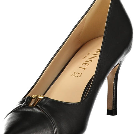 SEO. TWINSET Classic Damenschuhe Schwarz – Klassische Pumps für Damen mit 5 cm Absatz - Rosa Linkreich
