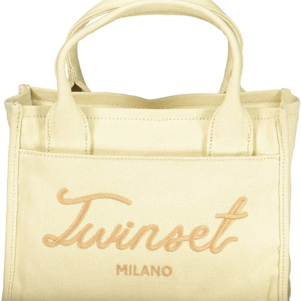 TWINSET Damen-Tasche Beige – Elegante Tragetasche mit Stickerei | soulluna.de
