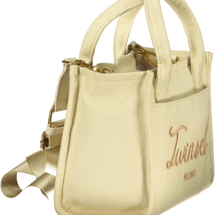 TWINSET Damen-Tasche Beige – Elegante Tragetasche mit Stickerei | soulluna.de