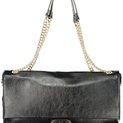 TWINSET Damen Schultertasche schwarz – Elegante Handtasche für Herbst/Winter