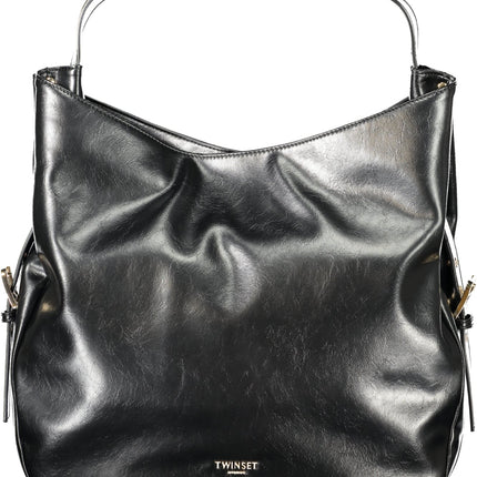 TWINSET Damen Tasche schwarz – Hobo-Tasche mit Schultergurt für Herbst/Winter | soulluna.de