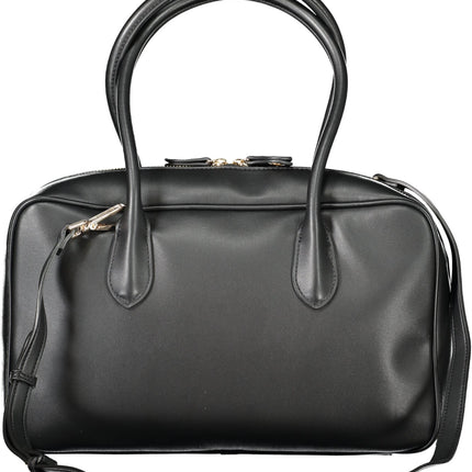 TWINSET Damen Tasche schwarz – Elegante Handtasche mit Schultergurt für Herbst/Winter
