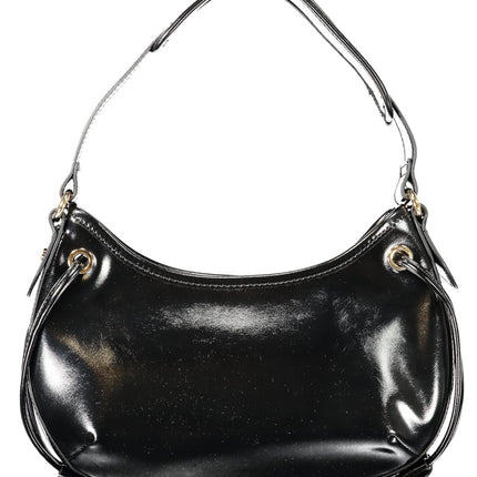 TWINSET Damen Tasche schwarz – Hobo Bag mit Schultergurt und Reißverschluss