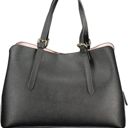 TWINSET Damen-Tasche schwarz – Elegante Tragetasche mit Logo-Detail für den Alltag