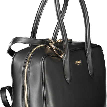 TWINSET Damen Tasche schwarz – Elegante Handtasche mit Schultergurt für Herbst/Winter