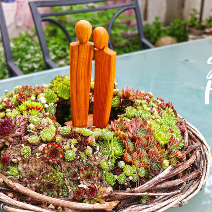 Thankgoods Figur 'Ohne Worte' gross Höhe 23,5 cm - Ideal für Coaching