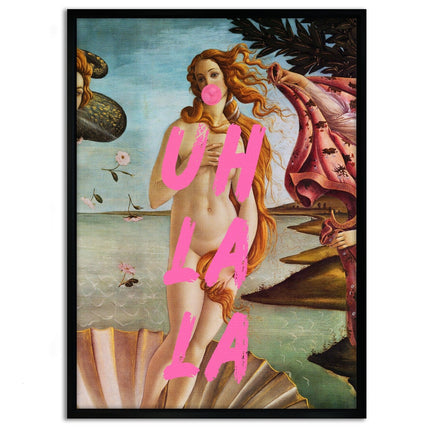 Uh la la - Leinwandbild Quotes (Canvas) kaufen bei Linkreich – Jetzt entdecken!