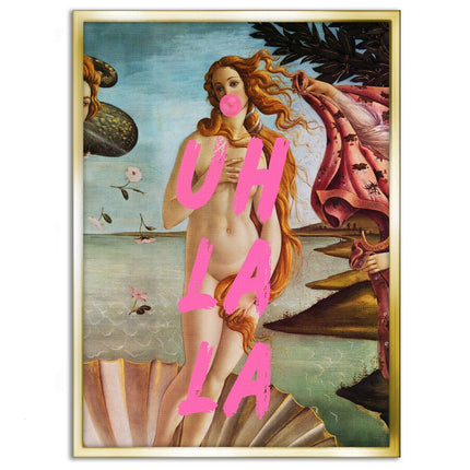 Uh la la - Leinwandbild Quotes (Canvas) kaufen bei Linkreich – Jetzt entdecken!