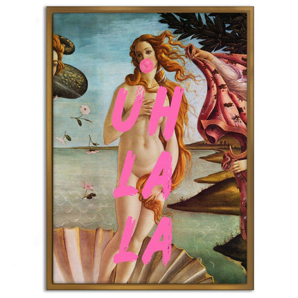 Uh la la - Leinwandbild Quotes (Canvas) kaufen bei Linkreich – Jetzt entdecken!