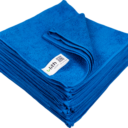SEO. Ulith Basic Line Microfasertücher 40x40cm – Saugstark & waschbar - Blau Linkreich