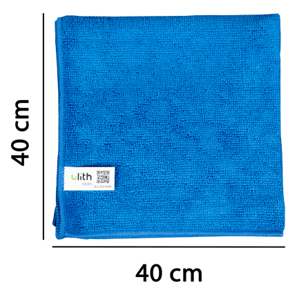 SEO. Ulith Basic Line Microfasertücher 40x40cm – Saugstark & waschbar - Blau Linkreich