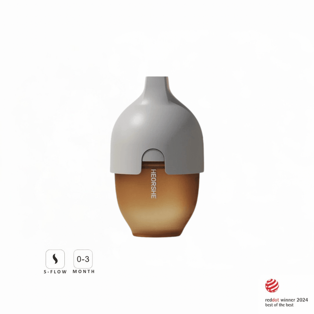 Ultra Wide Neck Baby Bottle 160ml (Grau) (Babyflasche) kaufen bei Linkreich – Jetzt entdecken!