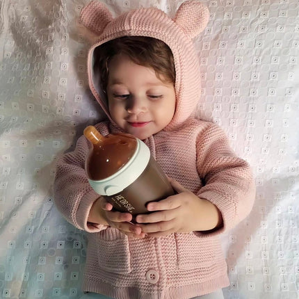 Ultra Wide Neck Baby Bottle 240ml (Weiß) (Babyflasche) kaufen bei Linkreich – Jetzt entdecken!