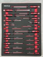 ULTRATOOLZ Werkstattwagen 7/7 – befüllt mit über 250 Teilen Profi - Werkzeug aus Chrom - Vanadium | 7 Schubladen + Seitenfach, inkl. Drehmomentschlüssel, 72 kg, (Profi - Werkstattwagen) kaufen bei Linkreich – Jetzt entdecken!