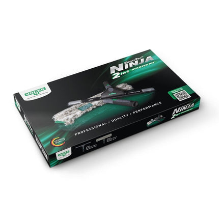 UNGER ErgoTec NinJa 2in1 Fensterreinigungsset für die Glasreinigung