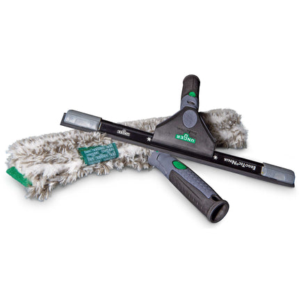 UNGER ErgoTec NinJa 2in1 Fensterreinigungsset für die Glasreinigung