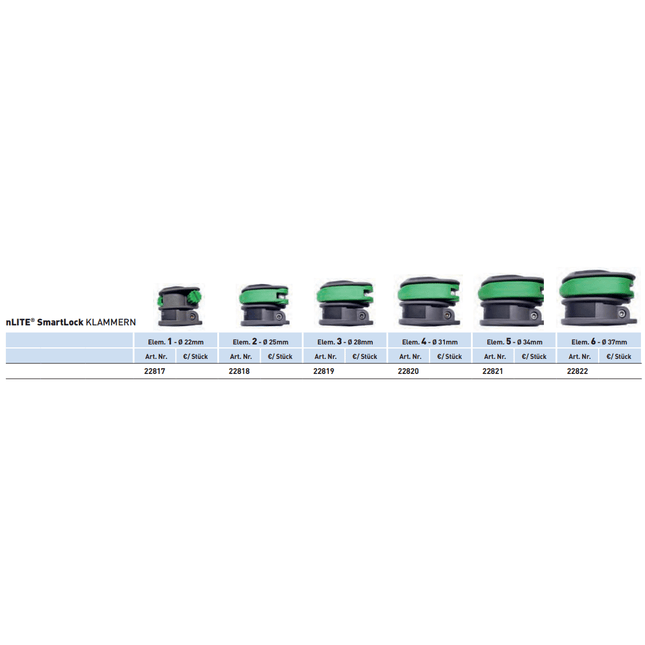 UNGER nLITE Smartlock Klammern