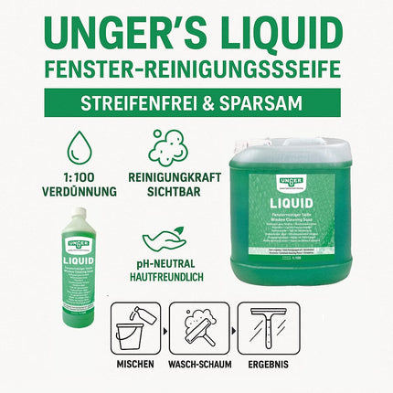 UNGER Liquid Glasreiniger