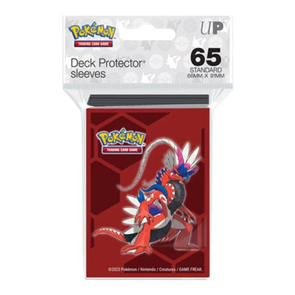 Pokemon TCG Karten 65 Hüllen UP Koraidon Sleeves