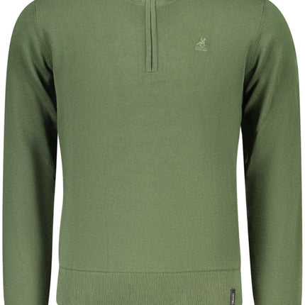 SEO. U.S. GRAND Herren Oberteile – Pullover, mit Reißverschluss - Grün Linkreich